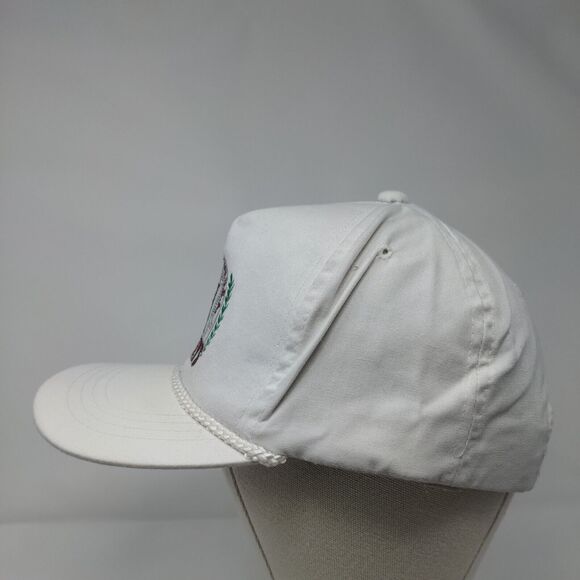 Hershey's Chocolatetown USA Snapback Rope Hat White OSFA Adjustable - Picture 3 of 9